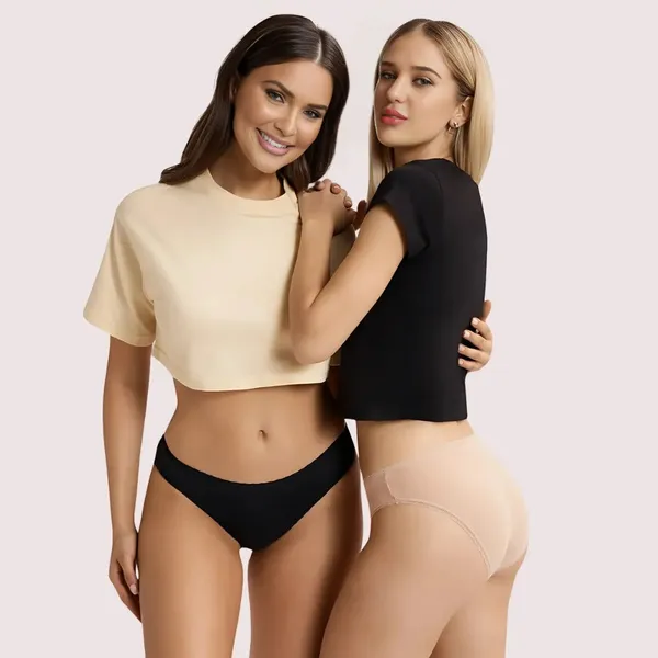 White_&_Black_Cotton_Comfort_Panty_Pack_Of_2_For_Women