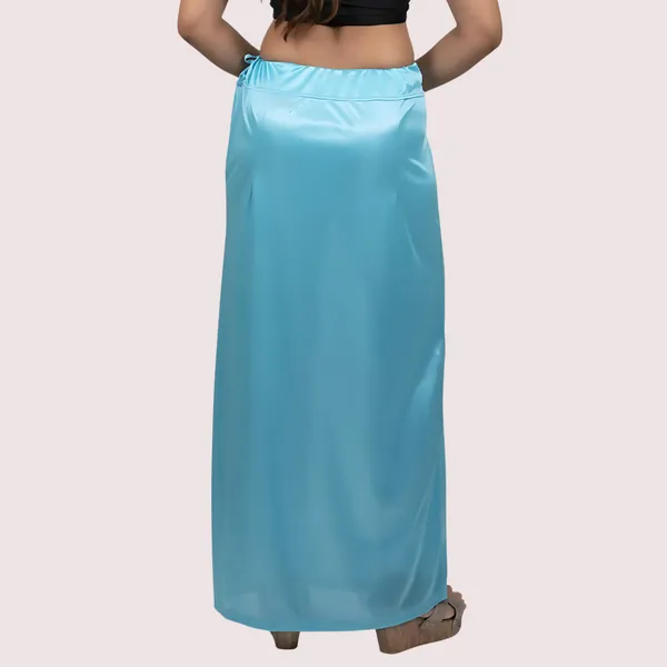 Sky_Blue_Glossy_Silk_Saree_Underskirt_For_Women_-_Pack_of_2