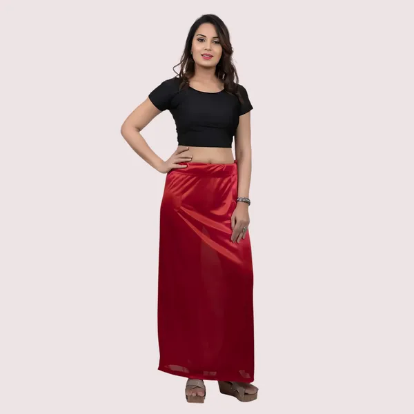 Red_Silk_Stretchable_Saree_Underskirt_For_Women_-_Pack_of_2