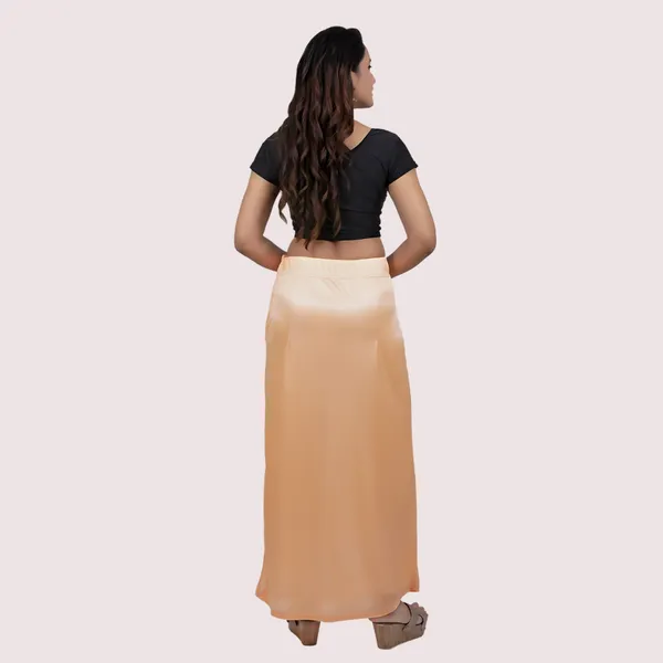 Light_Peach_Glossy_Silk_Saree_Petticoat_For_Women_-_Pack_of_2