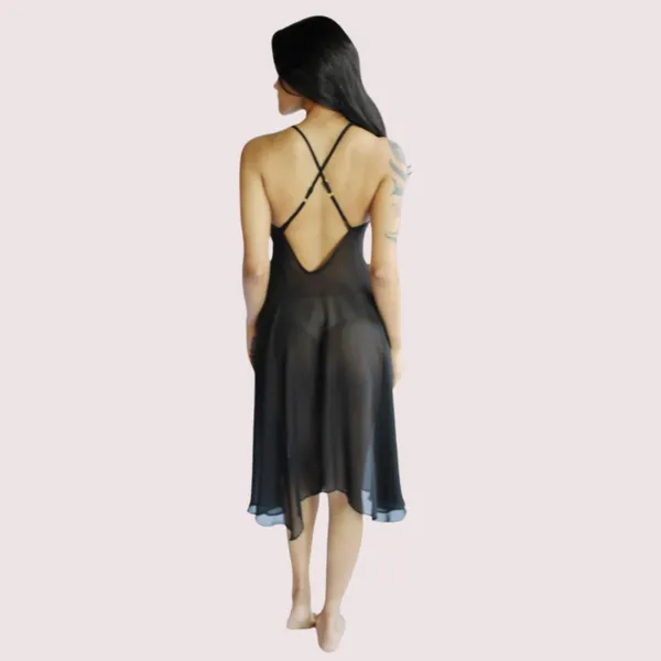Dark_Black_Sheer_Lace_Plus_Size_Nightgown_For_Women