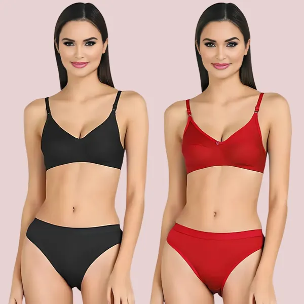 Red_&_Black_Cotton_Padded_Bra_Set_Pack_Of_2_For_Women
