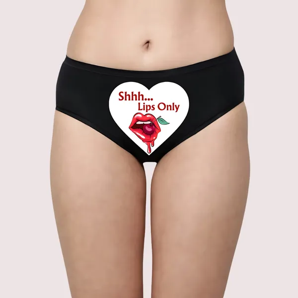 Multicolor_Soft_Lips_Print_Custom_Text_Panty_For_Women