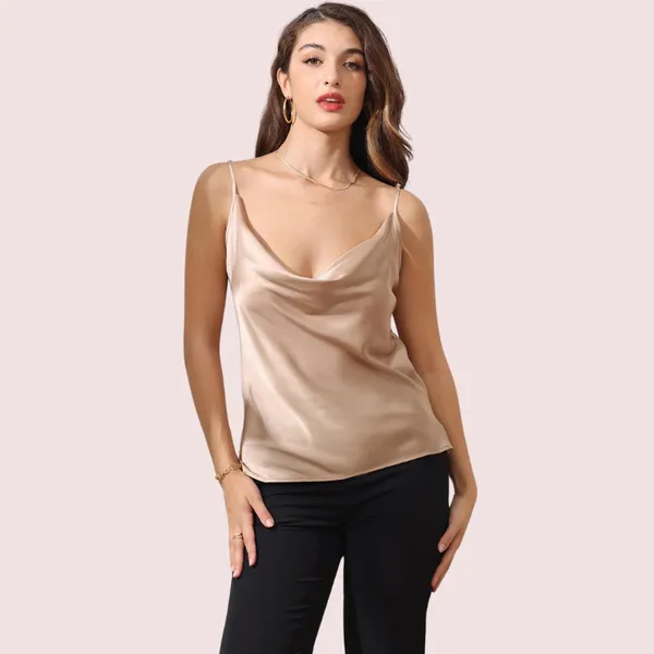 Brownish_Nude_Satin_Cowl_Neck_Camisole_For_Women