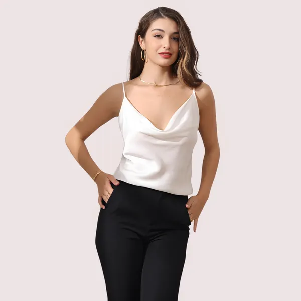 Off_White_Satin_Cowl_Neck_Camisole_For_Women