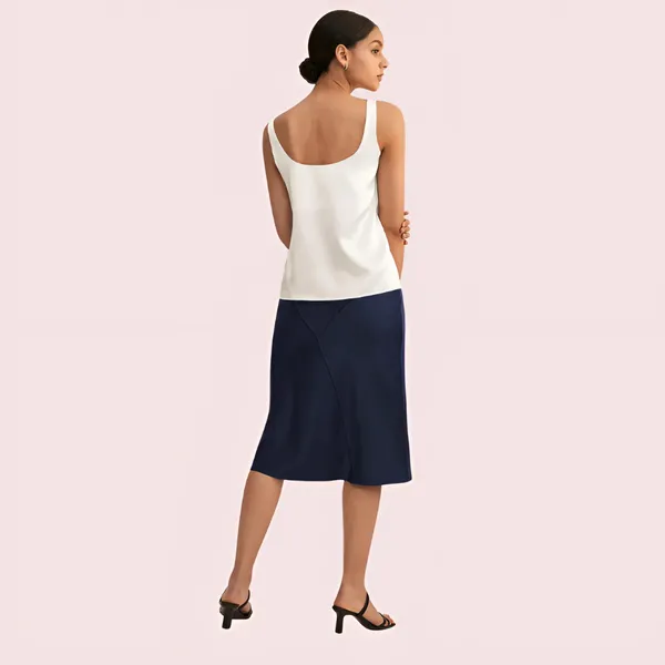 Off_White_Silk_Lace_Trim_Camisole_For_Women