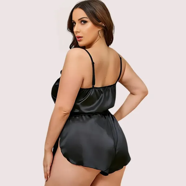Dark_Black_Cami_Top_And_Shorts_Plus_Size_Set_For_Women