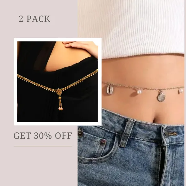 Silver_Metal_Double_Waist_Chain_For_Women