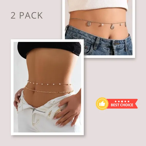 Silver_Metal_Waist_Chain_Pack_Of_2_For_Women