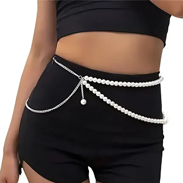 White_Pearl_Bead_Waist_Chain_For_Women