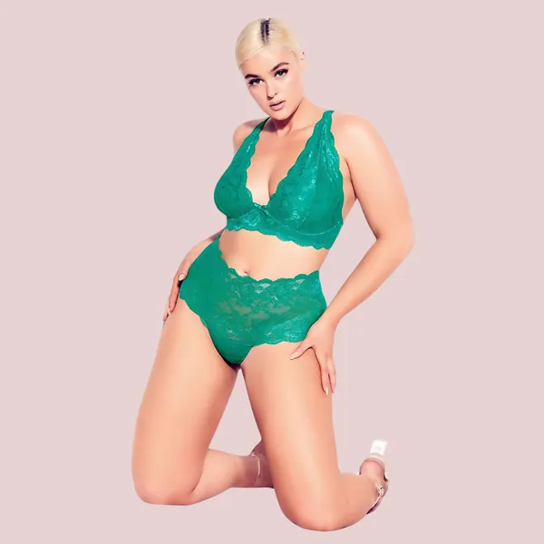 Multicolour_Lace_Wire-Free_Plus_Size_Bralette_Pack_Of_2_For_Women