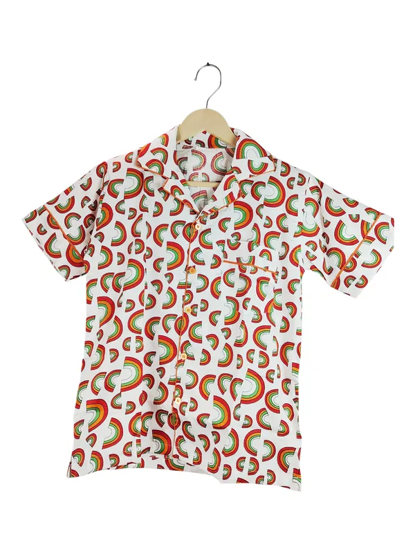 SHOPMOZO|100%_Pure_Cotton|Short_Sleeves_Shirt_&_Pajama|Night_Suit|Sleep_Wear|Top_&_Bottom_Night_Dress_Set_for_Boys(SM-001117)