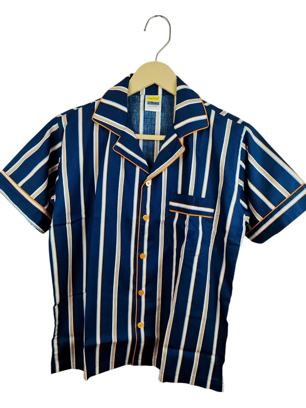 SHOPMOZO|100%_Pure_Cotton|Short_Sleeves_Shirt_&_Pajama|Night_Suit|Sleep_Wear|Top_&_Bottom_Night_Dress_Set_for_Boys(SM-001121)