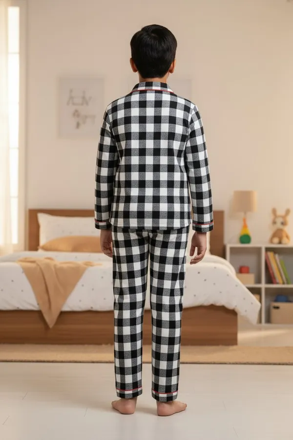 Black_White_Cotton_Full_Sleeve_Shirt_And_Pajama_Night_Suit_For_Boys