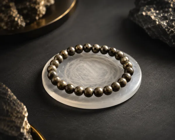 Metallic_Grey_Raw_Pyrite_Stone_Bracelet