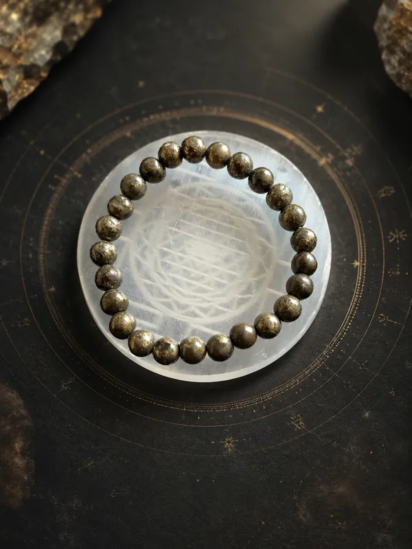 Metallic_Grey_Raw_Pyrite_Stone_Bracelet