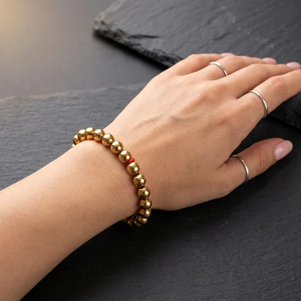 Golden_Hematite_Stone_Grounding_Bracelet