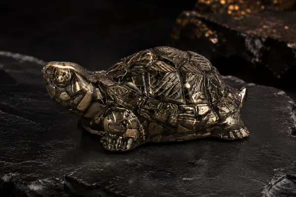 Silver_Pyrite_Stone_Tortoise_Figurine