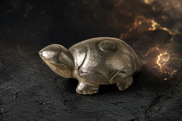 Silver_Pyrite_Stone_Wealth_Tortoise_Figurine