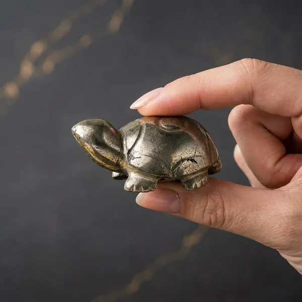 Silver_Pyrite_Stone_Wealth_Tortoise_Figurine