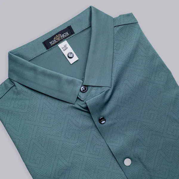 Sage_Green_Regular_Fit_Short_Sleeve_Formal_Shirt_For_Men