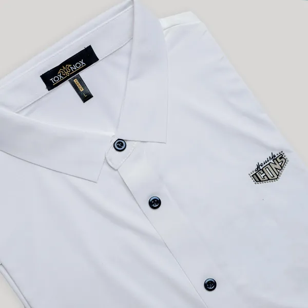 White_Regular_Fit_Half_Sleeve_Casual_Shirt_For_Men