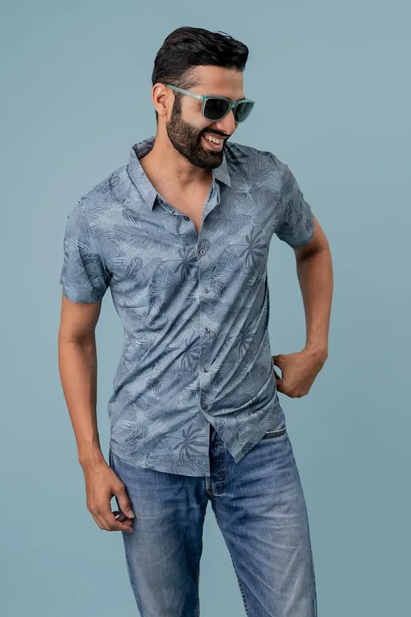 Blue_Tropical_Print_Relaxed_Fit_Half_Sleeve_Shirt_For_Men