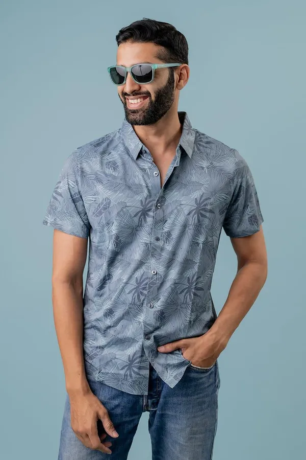 Blue_Tropical_Print_Relaxed_Fit_Half_Sleeve_Shirt_For_Men