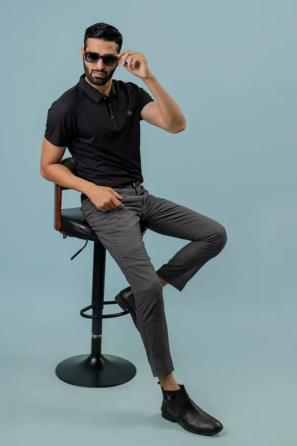 Black_Regular_Fit_Polo_T-Shirt_For_Men