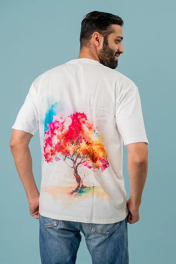 White_Graphic_Print_Regular_Fit_T-Shirt_For_Men
