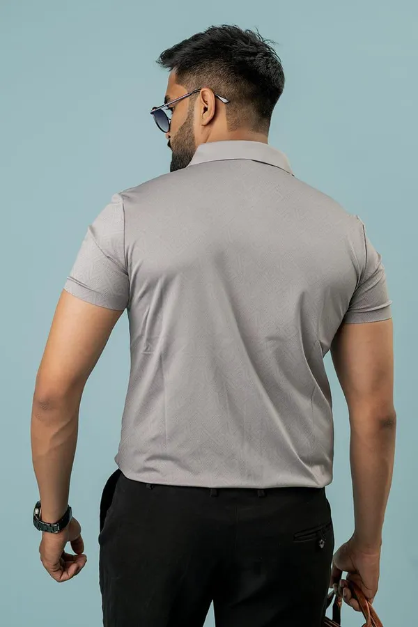 Grey_Half_Sleeve_Formal_Shirt_For_Men