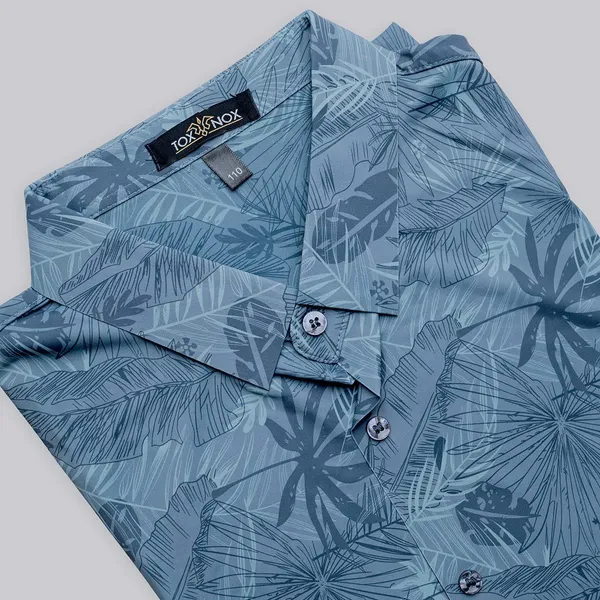 Blue_Tropical_Print_Relaxed_Fit_Half_Sleeve_Shirt_For_Men