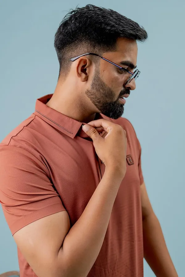 Terracotta_Regular_Fit_Polo_T-Shirt_For_Men
