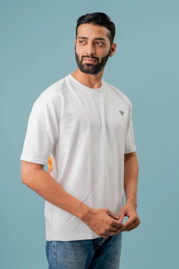 White_Graphic_Print_Regular_Fit_T-Shirt_For_Men