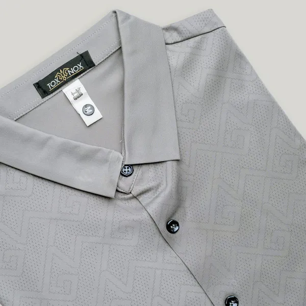 Grey_Half_Sleeve_Formal_Shirt_For_Men