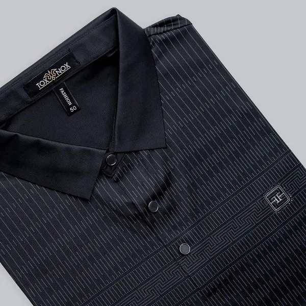 Black_Textured_Stripe_Regular_Fit_Polo_T-Shirt_For_Men