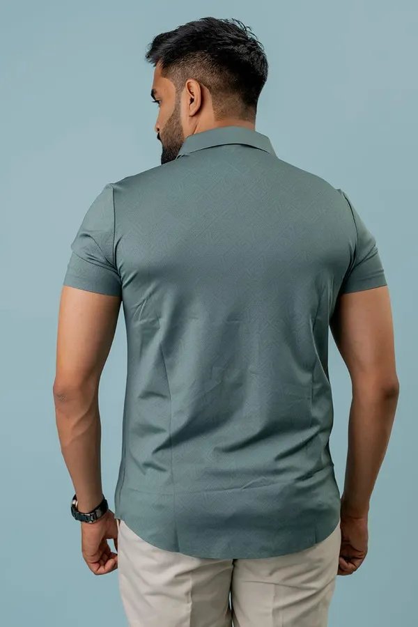 Sage_Green_Regular_Fit_Short_Sleeve_Formal_Shirt_For_Men