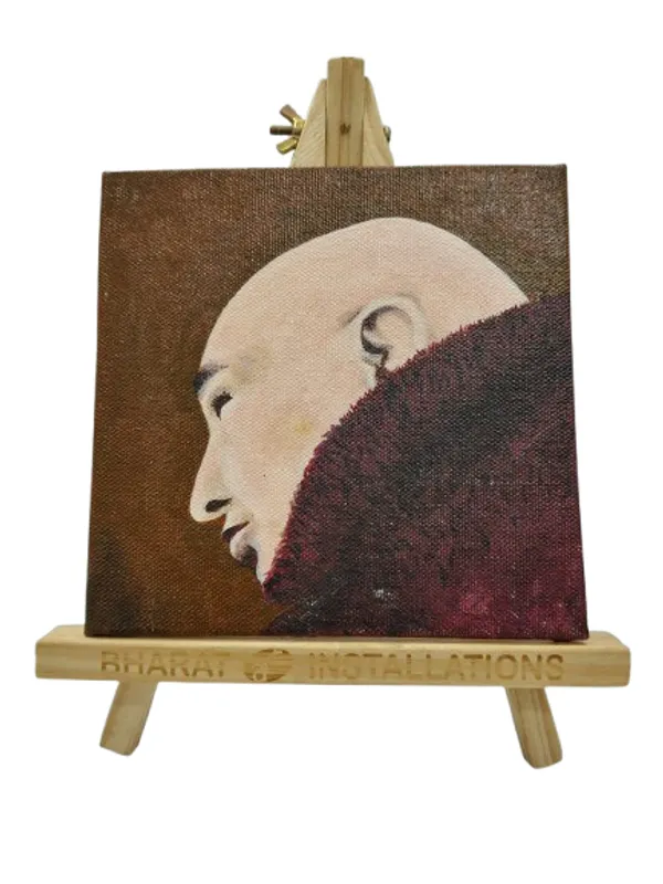 Small_Canvas_Painting_with_Wooden_Easel_-_Abstract_Profile_Art
