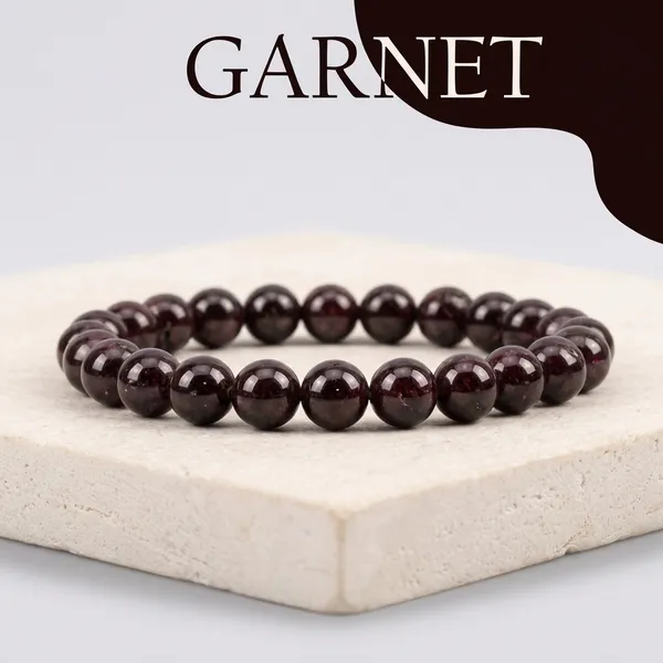Garnet_Gemstone_Beaded_Bracelet
