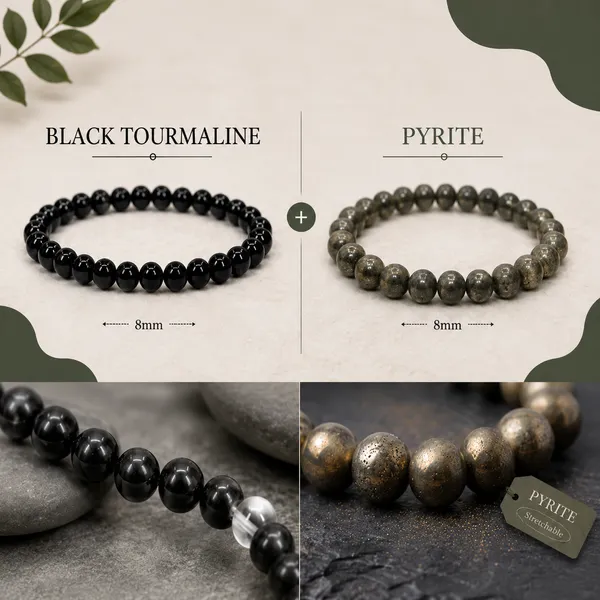 Black_Tourmaline_and_Stretchable_Pyrite_Beaded_Bracelet