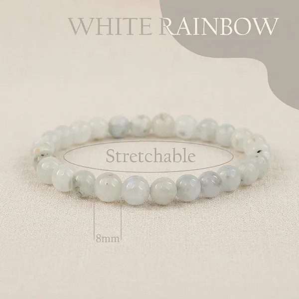 White_Rainbow_Moonstone_Stretchable_Bead_Bracelet_-_8mm