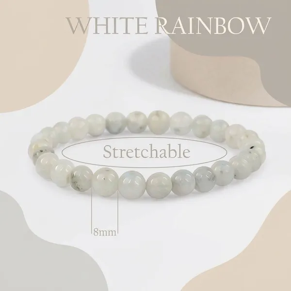 White_Rainbow_Moonstone_Stretchable_Bead_Bracelet_-_8mm