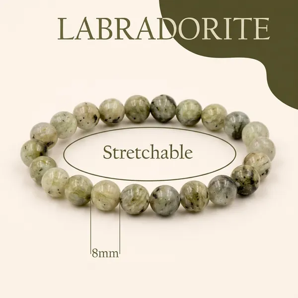 Labranorite_Stretchable_Bead_Bracelet