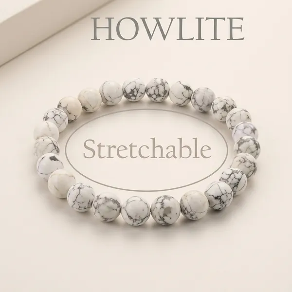 Howlite_Stretchable_Gemstone_Bracelet