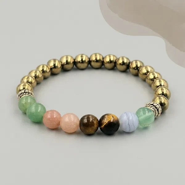 Career_Success_Stretchable_Gemstone_Bracelet_with_Golden_Beads_-_8mm