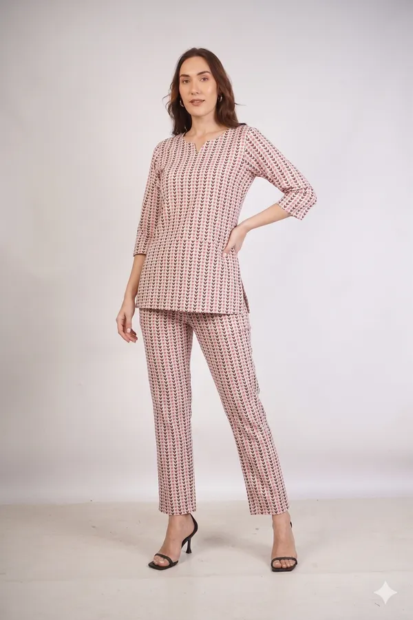 Pink_Printed_Rayon_Cotton_Tunic_Co-Ord_Set_For_Women