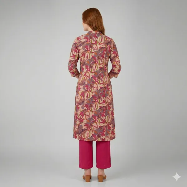 Pink_Floral_Rayon_Cotton_Straight_Kurta_Set_For_Women