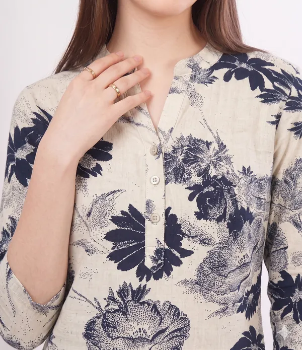 Beige_Rayon_Cotton_Relaxed_Floral_Print_Tunic_Top_For_Women