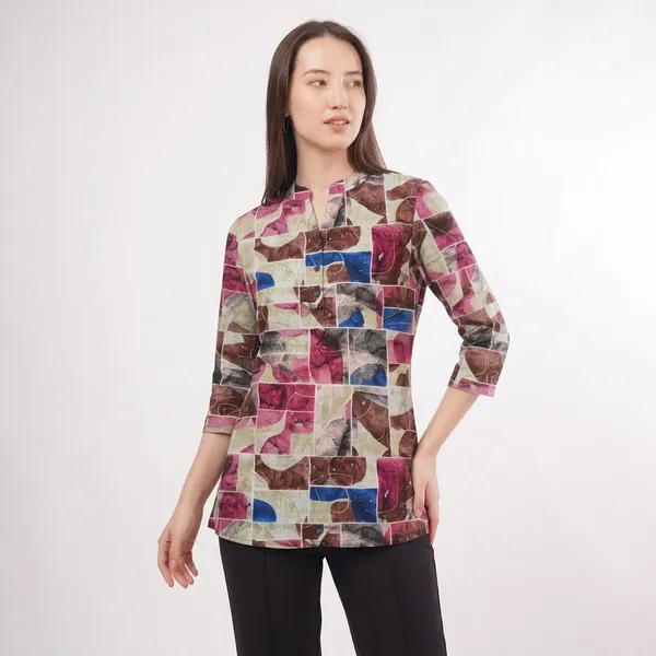 Multicolor_Rayon_Cotton_Relaxed_Abstract_Print_Tunic_Top_For_Women