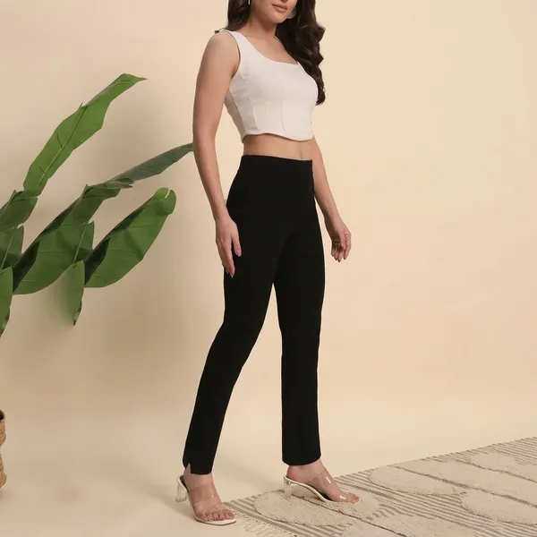 Black_Cotton_Lycra_High_Waist_Straight_Fit_Cigarette_Pants_For_Women